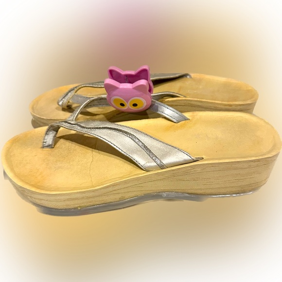 Women's Platform Flip-Flop Wedge Sandals. Very! sz 7 Super Cute! - Picture 2 of 5